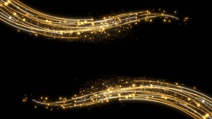  flowing particles effect awards lights background