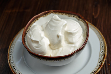 Sour cream. catering menu