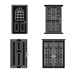 Vector design of decorative and construction icon. Set of decorative and interior vector icon for stock.