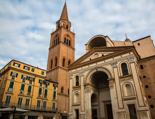 Fototapeta na wymiar Basilica of Sant Andrea in Mantua, Lombardy, Italy
