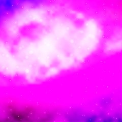 Light Purple, Pink vector layout with bright stars. Modern geometric abstract illustration with stars. Theme for cell phones.