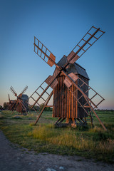 Naklejka premium Windmühlen auf Öland, Schweden