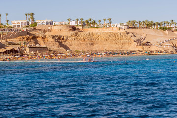 island white sandy beach sea Egypt