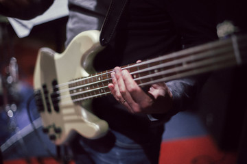 Obraz premium Guitarist, bassist