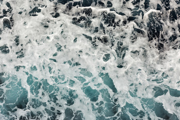 Obraz premium Seething surface of the sea background