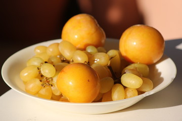 Fruits from the autumn harvest in Crete