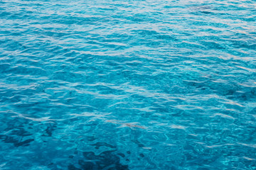 Obraz premium Resort by the sea, the water, the clear blue sea