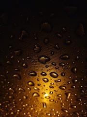drops on glass