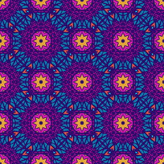 Abstract festive colorful ethnic vector ethnic tribal pattern