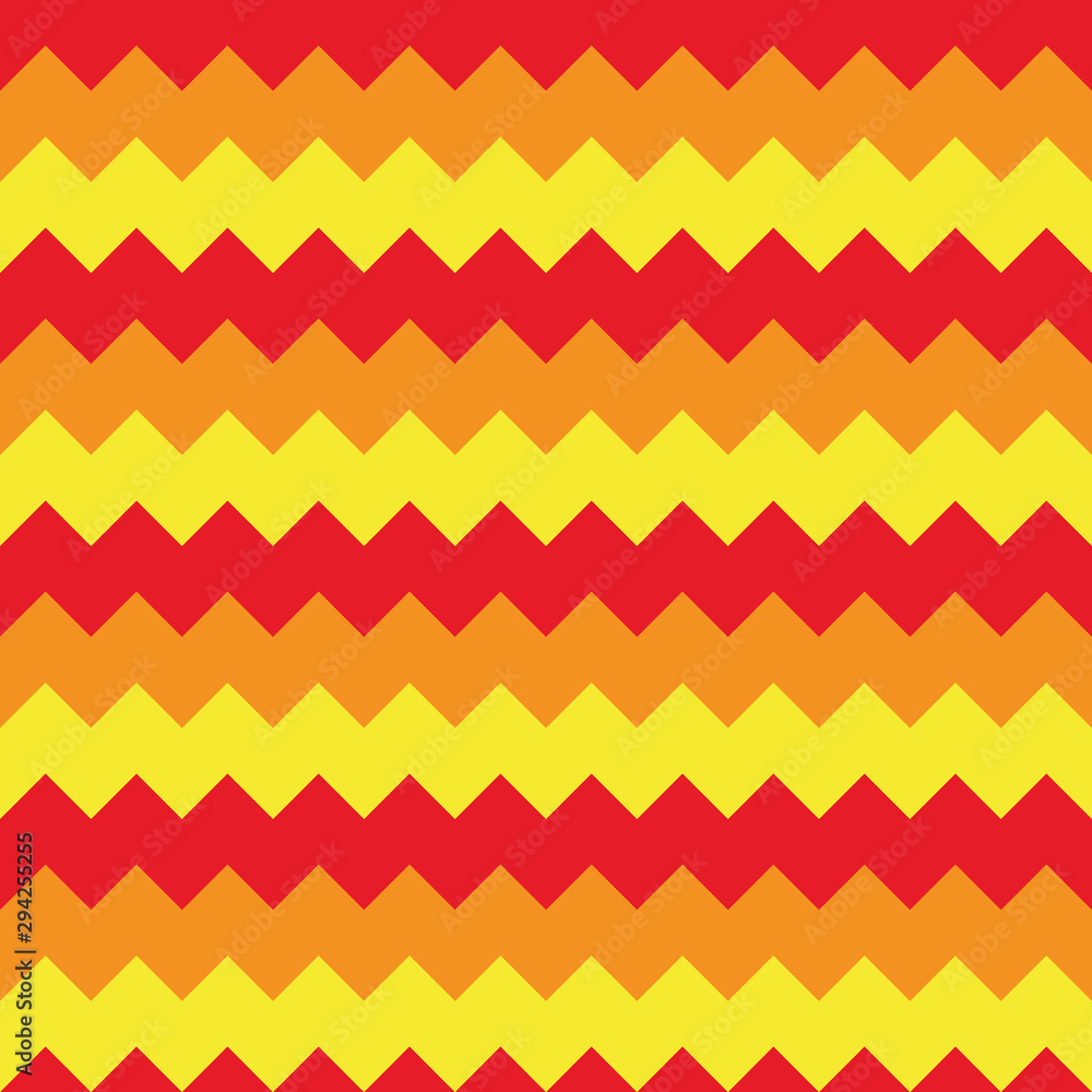 Poster abstract three color seamless background chevron pattern. vector illustration
