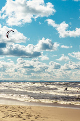 clouded beach, Gdańsk, Poland © Krzysztof Stasiak