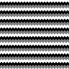 Abstract three color seamless background chevron pattern. Vector illustration