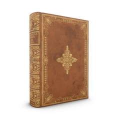 3D rendering Old Book isolated on white background