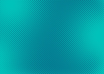 Bright Blue pop art retro background with halftone dots in comic style, vector illustration eps10