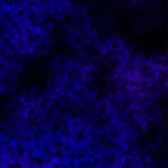 Dark Purple vector background with hexagons.