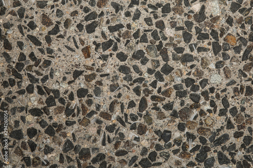 Gros Plan Texture Beton Desactive Avec Graviers Gris Noir Et Couleur Wall Mural Studio Curtil