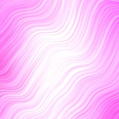 Light Pink vector pattern with curves. Bright illustration with gradient circular arcs. Best design for your ad, poster, banner.