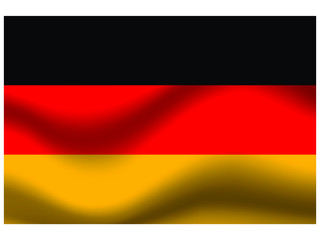 Germany national flag, isolated on background. original colors and proportion. Vector illustration symbol and element, for travel and business from countries set