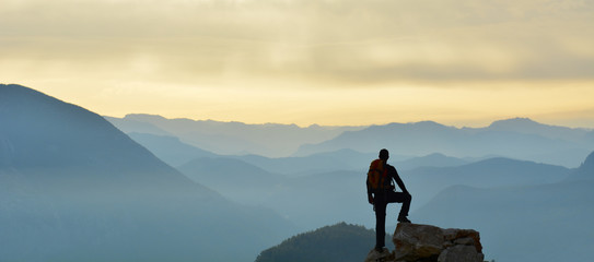 The Man who watches the mountains