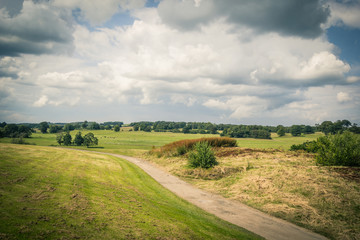 Fototapeta na wymiar Summer landscape in rural England
