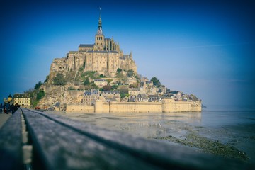 Mont Saint Michel mer normandie 