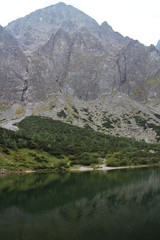 Fototapeta na wymiar Zelene pleso tarn in High Tatras, Slovakia