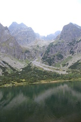 Zelene pleso tarn in High Tatras, Slovakia