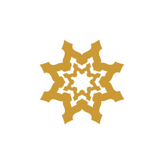 Vector logo design template and vintage emblem in luxury concept