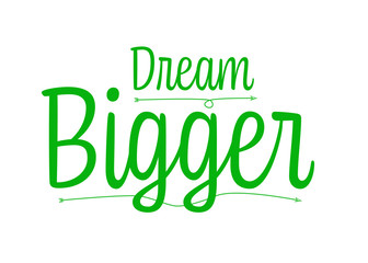 Naklejka premium Vector Lettering Quote: 