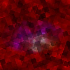 Light Red vector pattern with polygonal style with cubes.