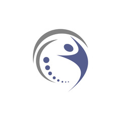 Creative people logo design template