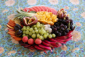 in Israel on the table in the restaurant food and snack celebrate the Jewish New Year I invite everyone to visit