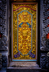 Traditional Balinese doorway protecting the home.