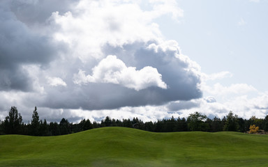 Obraz na płótnie Canvas Golf landscape, central oregon