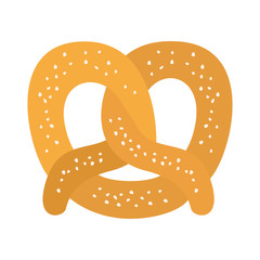 delicious pretzel bakery food icon