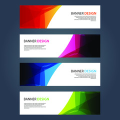 Vector Abstract design banner web template