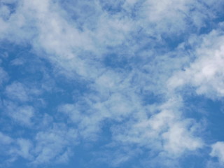 Fototapeta premium Blue sky background with clouds