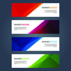 Vector Abstract design banner web template