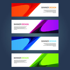 Vector Abstract design banner web template