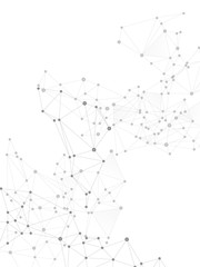 Block chain global network technology concept.