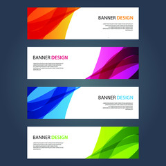 Fototapeta premium Vector Abstract design banner web template