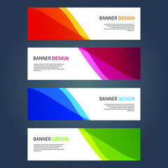Vector Abstract design banner web template