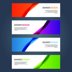 Vector Abstract design banner web template