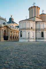 Fototapeta na wymiar Patriarchal cathedral in Bucharest, Romania