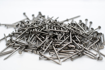 pile of steel nails