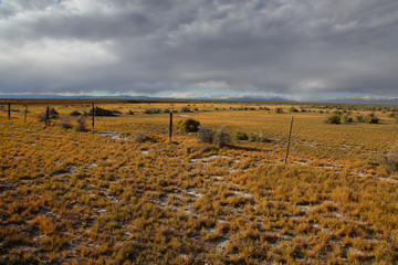 Cloud cover over Colorado plains