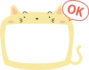 Cute Cat whiteboard