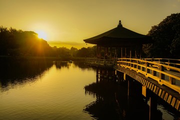 古都奈良の風景  Nara park Country scenery Nara Japan