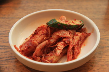 Korean Side Dish – Kimchi with Chicken