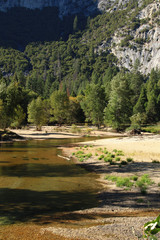 Merced River in Yosemite Valley.